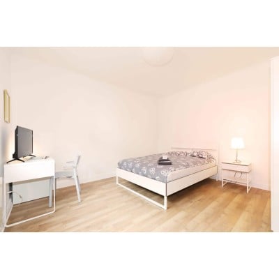Individual Room Neudorf - Double Bed, 10m² Private | Furnished.lu