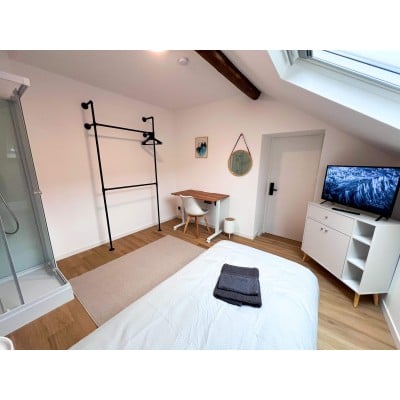 Furnished Single Room Dommeldange | Private Bathroom