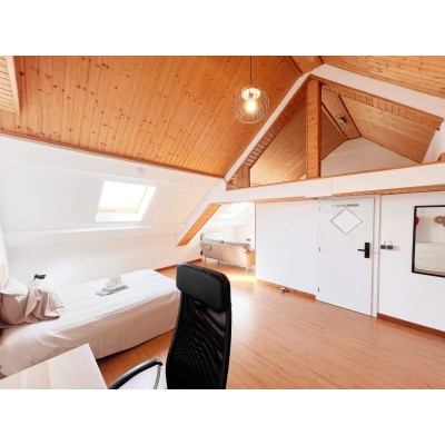 Individual Room (47m²) with Double Bed in Bascharage, Luxembourg