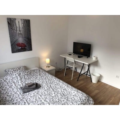 Furnished Double Room 10m² - Luxembourg Gare | All-Inclusive